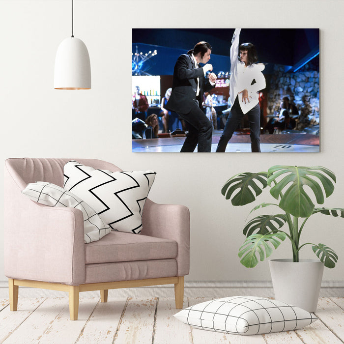 Canvas Wall Art | Pulp Fiction Dance Scene Canvas Print - Vibrant, Ready to Hang