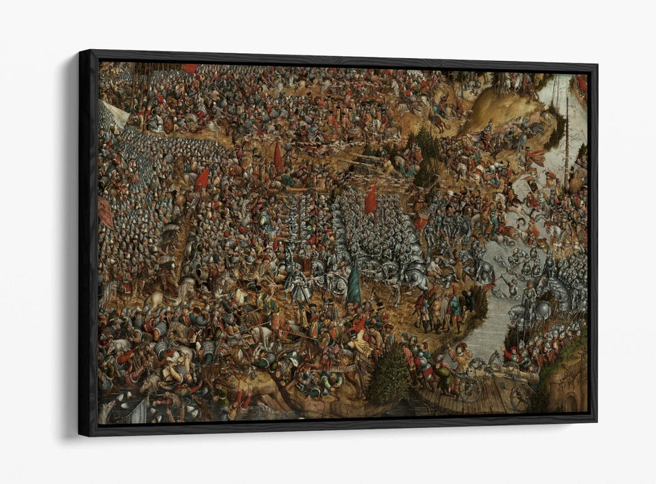 Canvas Wall Art | Handmade Float Effect Canvas Print Of Battle Of Orsha