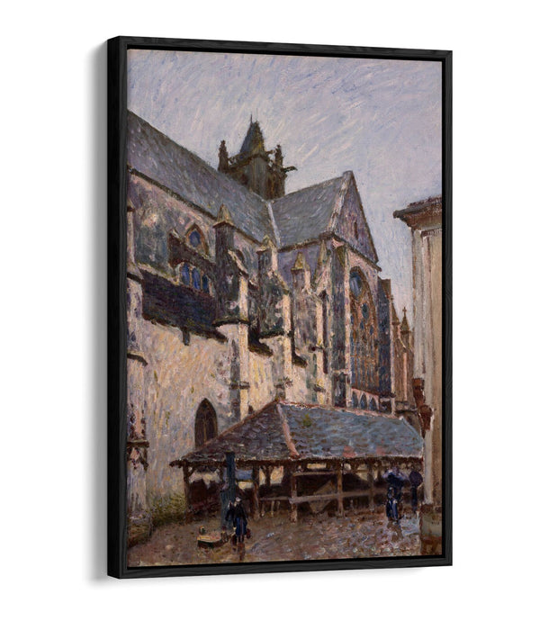 Canvas Wall Art Print Featuring Alfred Sisley | Float Effect Premium Canvas Frame