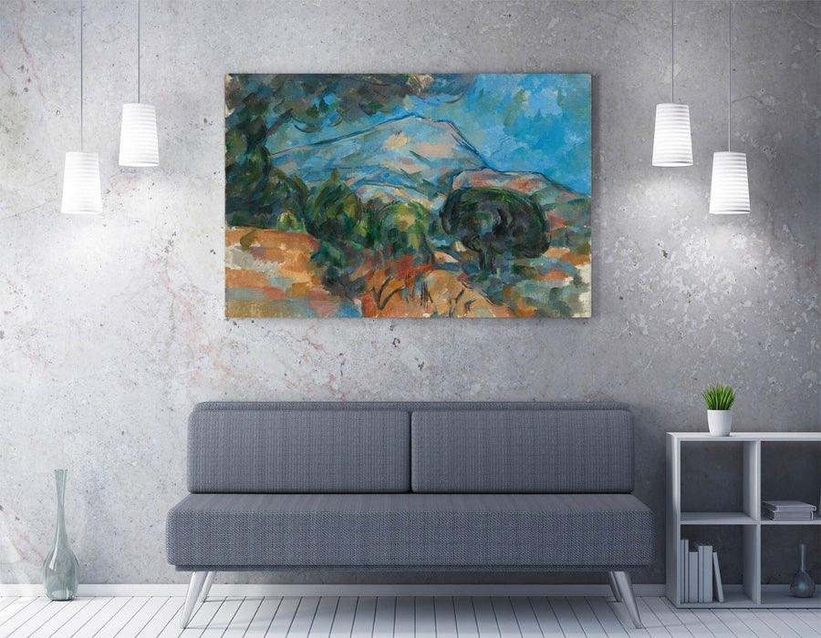 Canvas Wall Art - Paul Cezanne Mount Sainte-Victoire Handmade Print on Archival Grade Canvas