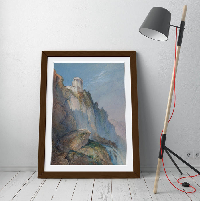 Framed Art Poster - William Callow Temple Of Vesta Print | Matte Paper, Ready To Hang