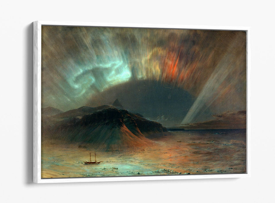 Canvas Wall Art Print – Aurora Borealis Handmade Float Effect Premium Canvas