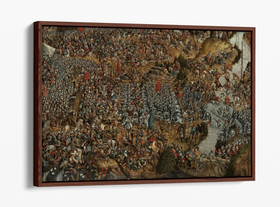 Canvas Wall Art | Handmade Float Effect Canvas Print Of Battle Of Orsha