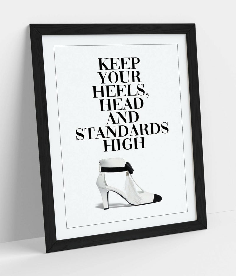 Funny Quote Framed Art Poster - Iconic Print With Woodgrain Effect Frame