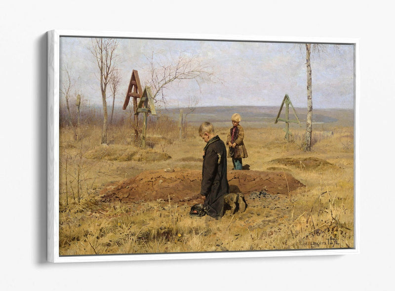 Canvas Wall Art - Orphaned by Nikolay Kasatkin | Float Effect Canvas Print