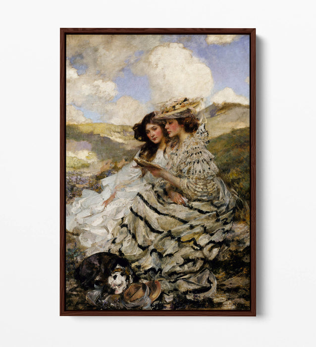 Canvas Wall Art | On The Dunes – Handmade Float Effect Print with Premium Finish