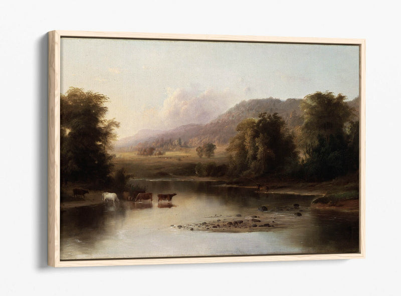 Canvas Wall Art | Float Effect Canvas Print by Robert S. Duncanson - Premium Frame