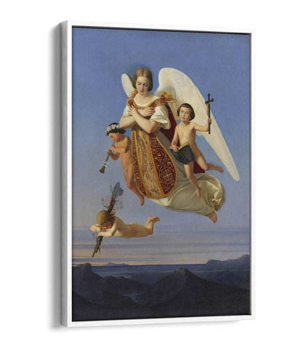 DITLEV BLUNCK, ALLEGORY OF SUNDAY -FLOAT EFFECT CANVAS WALL ART PIC PRINT