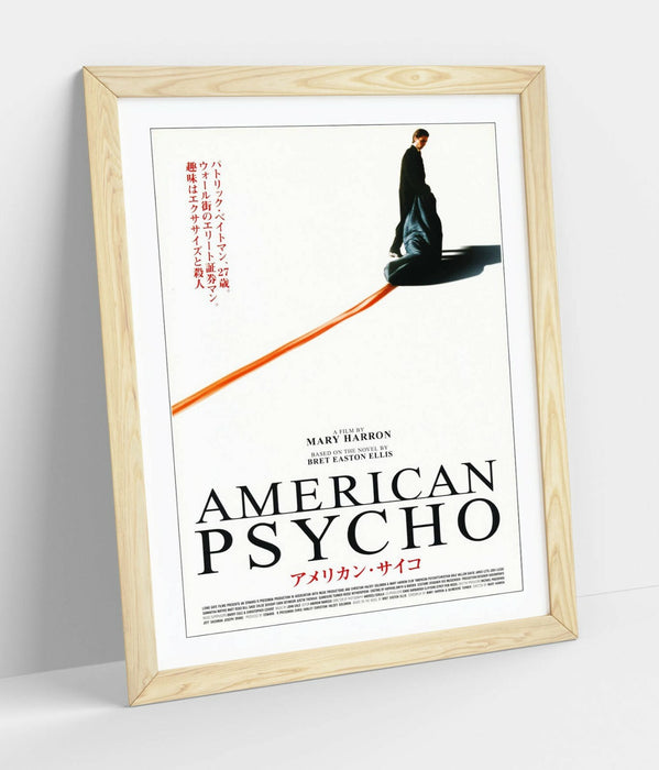 American Psycho Film Poster – Framed Wall Art | Handmade UK Art Print
