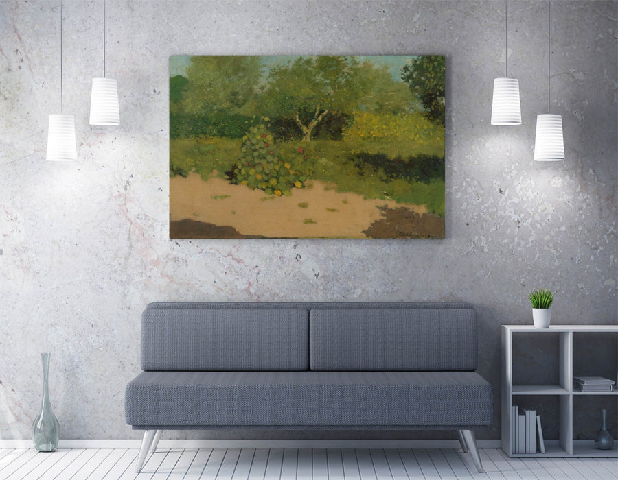 Canvas Wall Art – Richard Roland Holst Garden With Nasturtiums Floral Print on Archival Grade Canvas