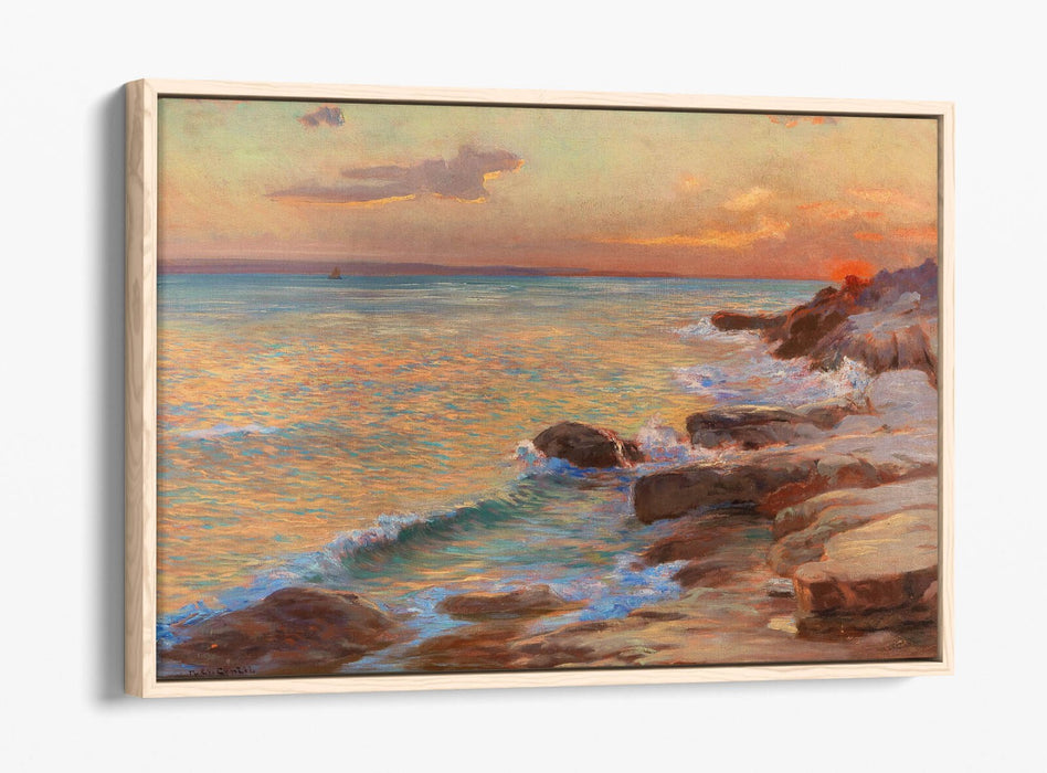 Float Effect Canvas Art - Sunset In Split | Premium Handmade Wall Decor