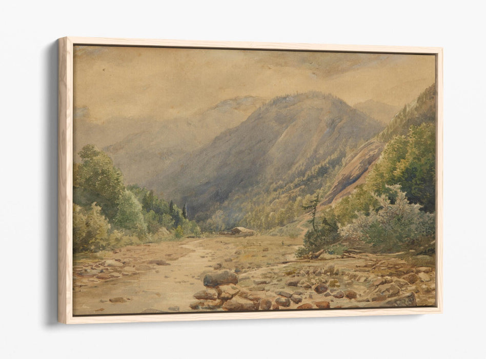 Canvas Wall Art Print - Rainy Day Painting on Premium Float Effect Canvas