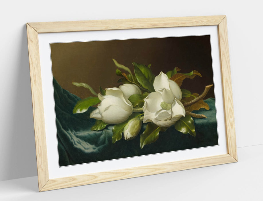 Framed Wall Art - Magnolia Painting Print | Handmade UK Art Poster, Ready To Hang