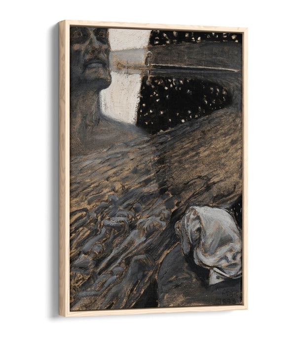 Canvas Wall Art Print – AskelI Gallen-Kallela River Of The Dead With Float Effect