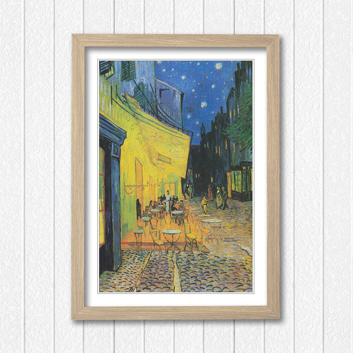 Van Gogh Wall Art – Framed Painting Print With Woodgrain Frame | Museum Quality