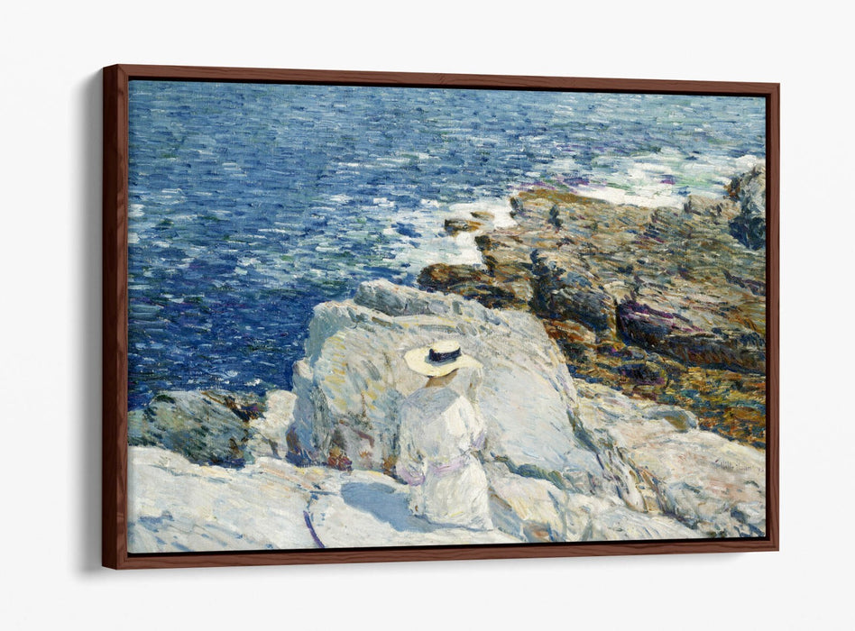 Canvas Wall Art - Childe Hassam South Ledges | Float Effect Handmade Print