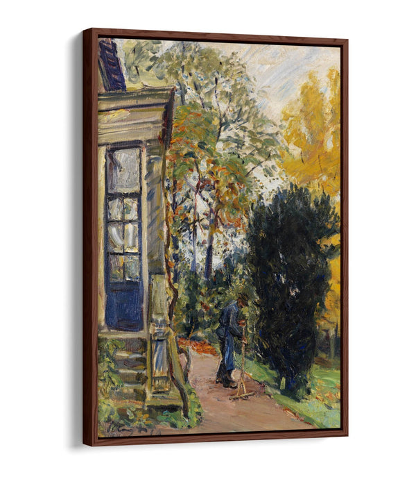 Canvas Wall Art Print – Max Slevogt Gardener | Premium Float Frame, Handmade UK