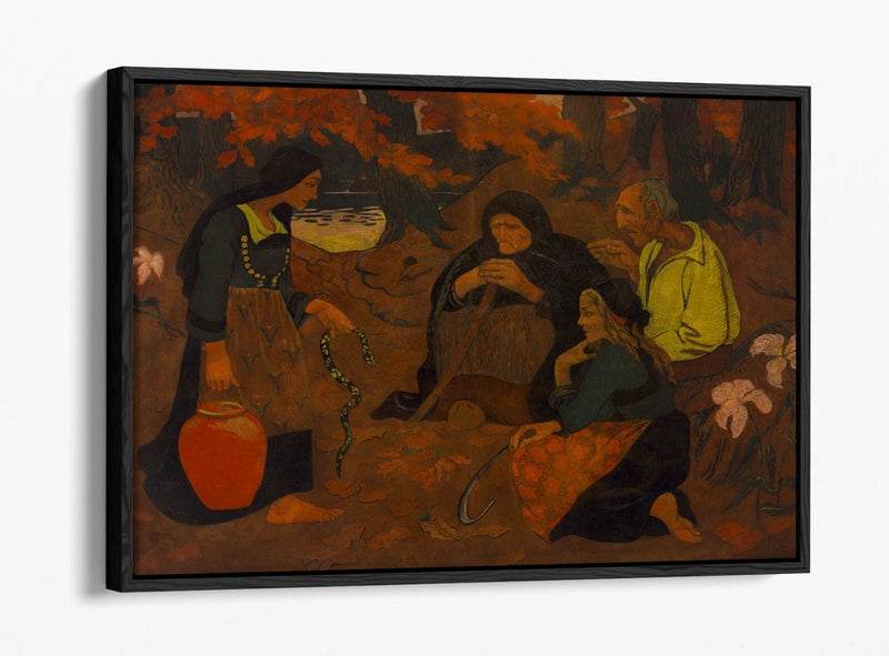 Float Effect Canvas Art - Serpent Eaters by Paul Serusier | Premium 30mm Deep Frame
