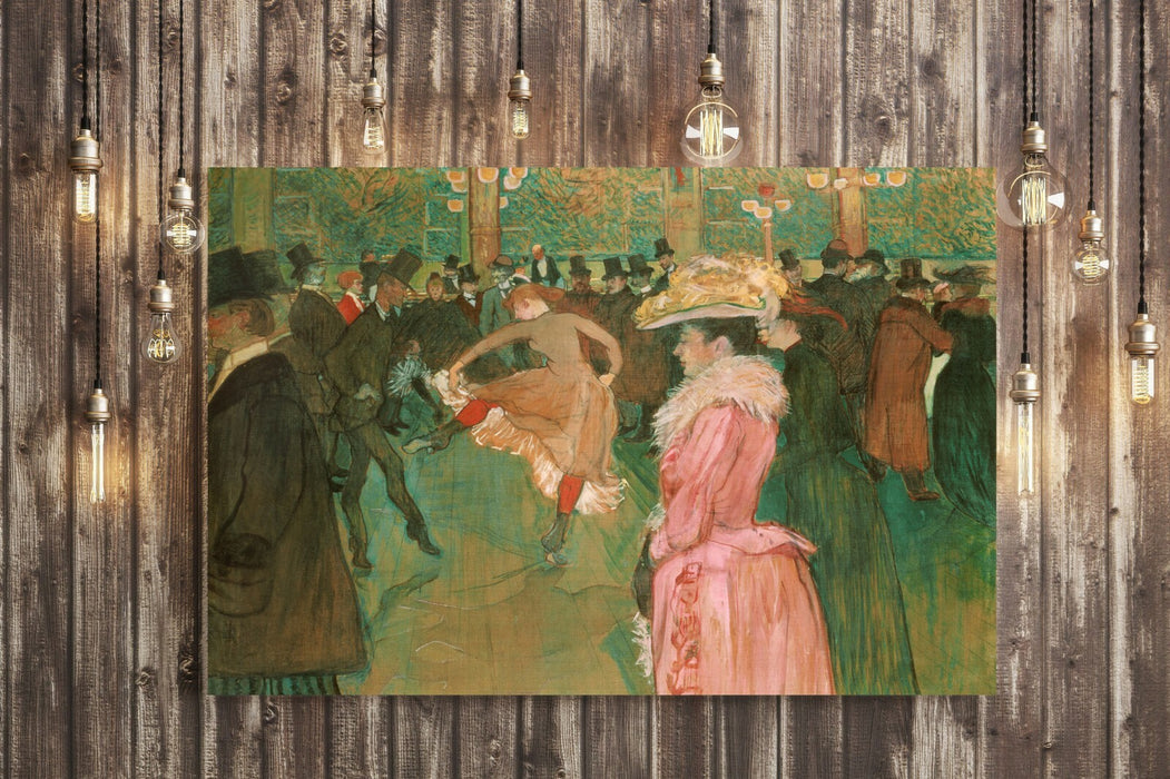 Henri Lautrec Moulin Rouge CANVAS WALL ART PRINT PAINTING ARTWORK FRAMED
