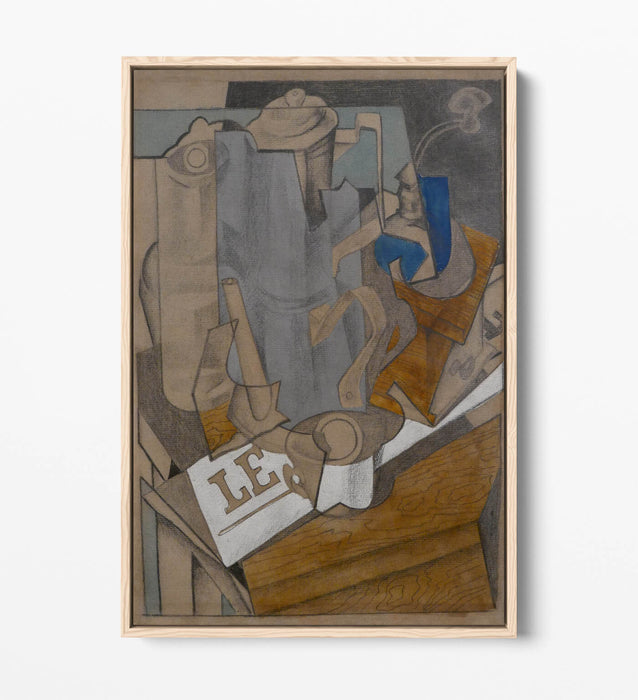 JUAN GRIS, GRANET II -FLOAT EFFECT CANVAS WALL ART PRINT