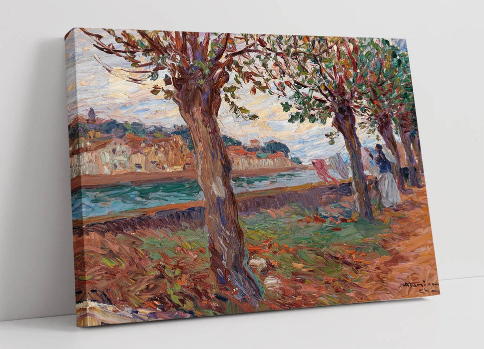 Canvas Wall Art – Charles Garabed Atamian River Landscape Print, Ready to Hang