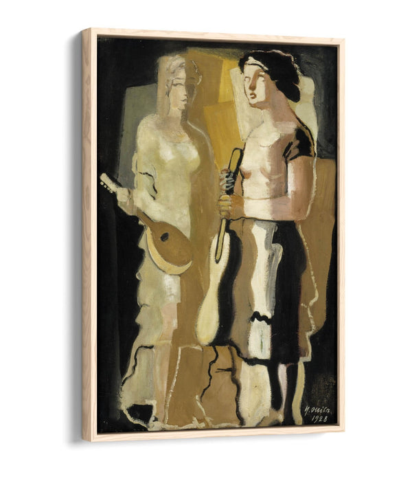 Float Effect Canvas Art - Musicians Wall Decor on Premium Deep Frame Print