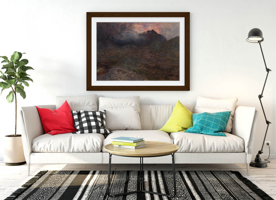 Framed Wall Art - Alfred William Hunt Cwm Trifaen Painting | Handmade UK Frame