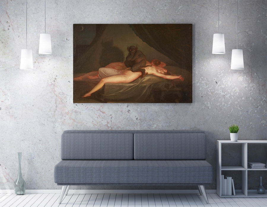 NICOLAI ABILDGAARD, NIGHTMARE -CANVAS WALL ART ARTWORK PRINT