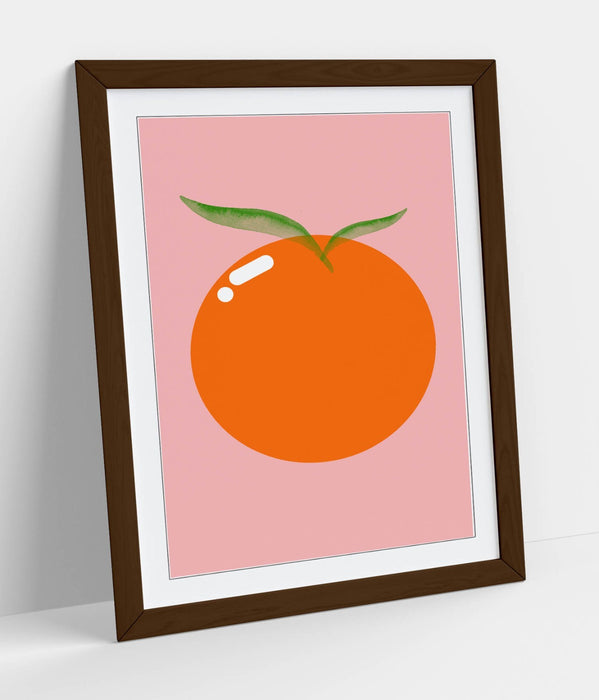ORANGE FRUIT TRENDY MINIMALIST DECOR -FRAMED WALL ART PICTURE PRINT ARTWORK