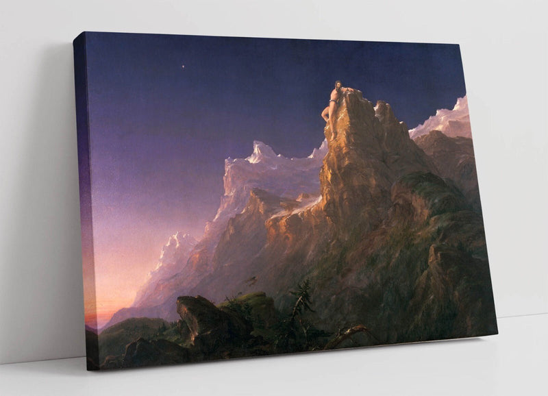 Canvas Wall Art - Thomas Cole Prometheus Bound Print | Handmade Premium Varnish Finish