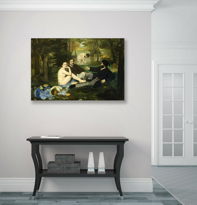 Canvas Wall Art - Edouard Manet Luncheon on the Grass | Handmade Fine Art Print