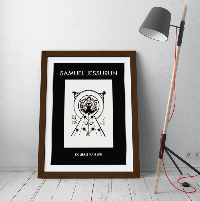 Framed Wall Art - Samuel Jessurun Gothic Poster With Faux Wood Frame