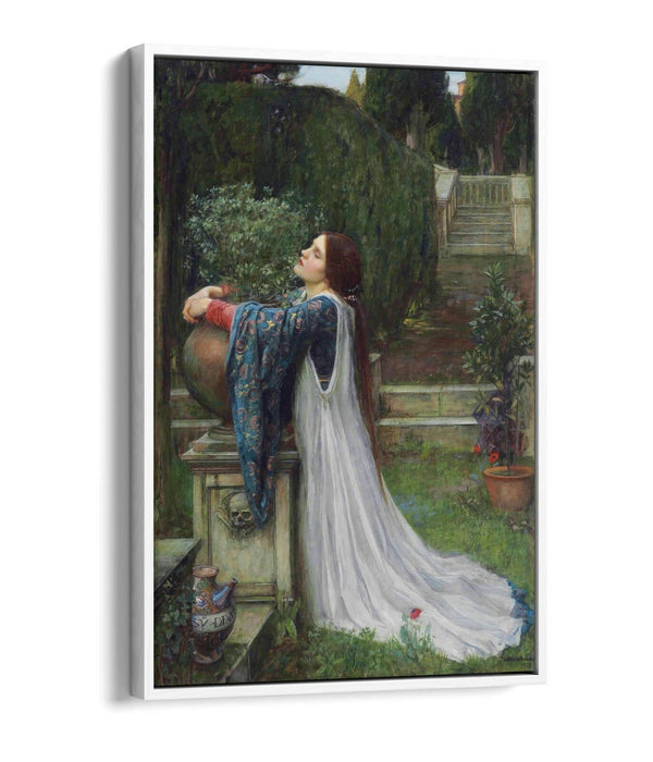 WATERHOUSE ISABELLA AND THE POT OF BASIL -FLOAT EFFECT CANVAS WALL ART PIC PRINT