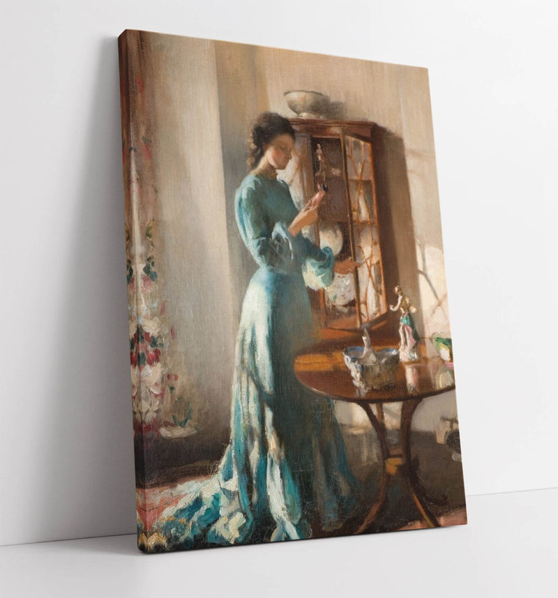 Canvas Wall Art - Henry Tonks China Cabinet Print | Handmade UK Canvas Art