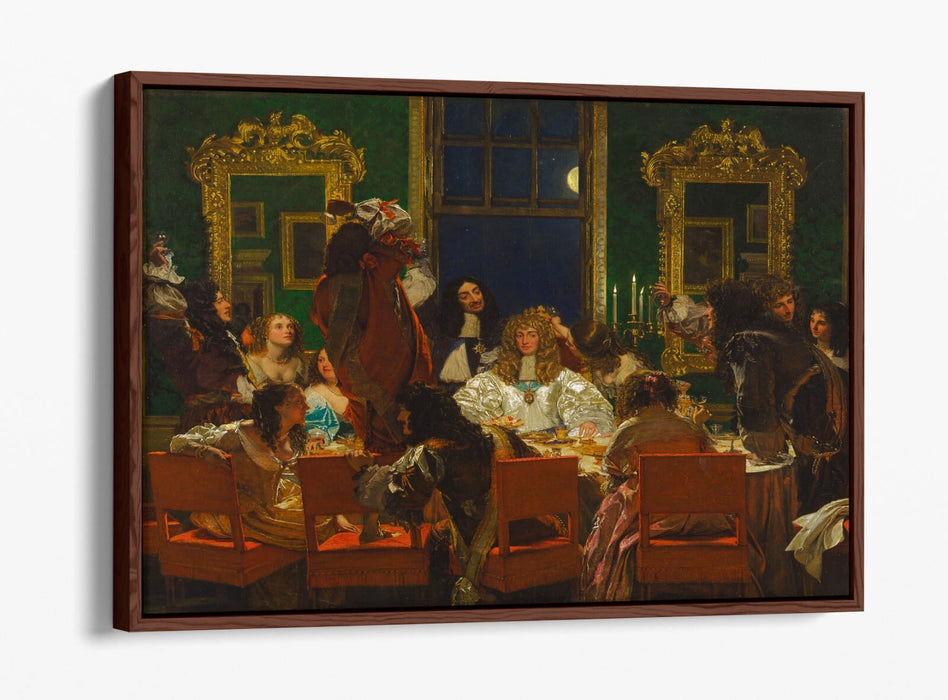 Float Effect Canvas Art | Handmade Augustus Leopold Egg Buckingham Wall Decor