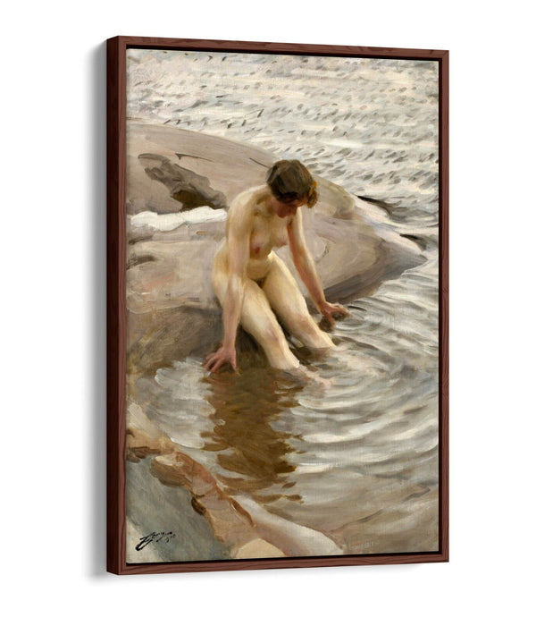 Float Effect Canvas Art – Premium Anders Zorn Wall Decor With Stylish Float Frame
