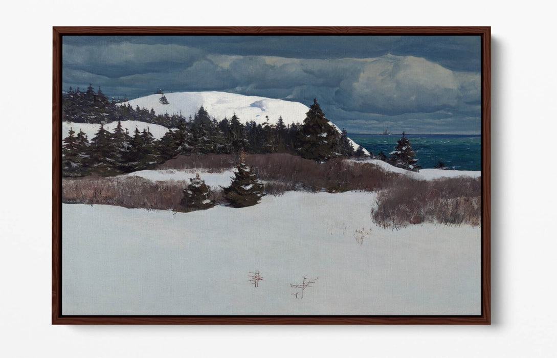 ROCKWELL KENT, MAINE COAST -FLOAT EFFECT CANVAS WALL ART PRINT