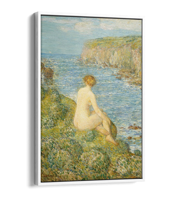 Canvas Wall Art Print - Nymph And Sea Float Effect On Premium Frame
