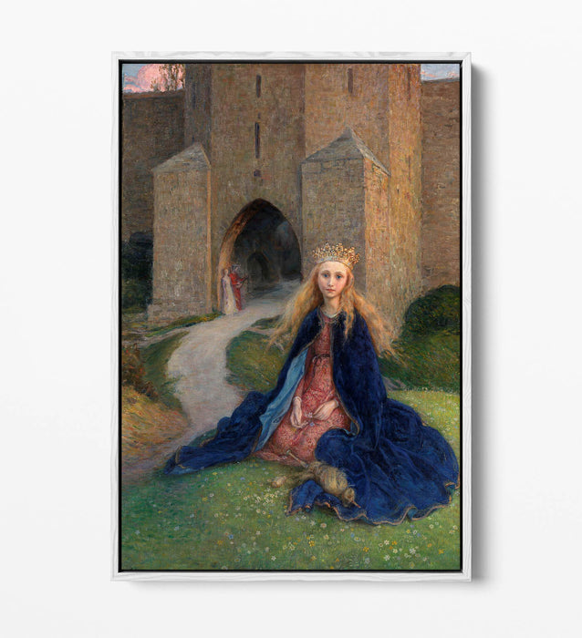Float Effect Canvas Art - HANNA PAULI Princess Wall Decor on MDF Frame