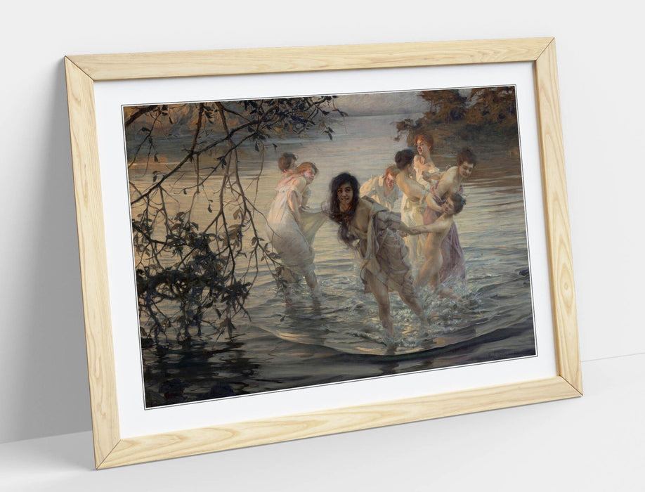 Framed Wall Art – Paul Emile Chabas Dancing Nymphs Print | Handmade UK Frame