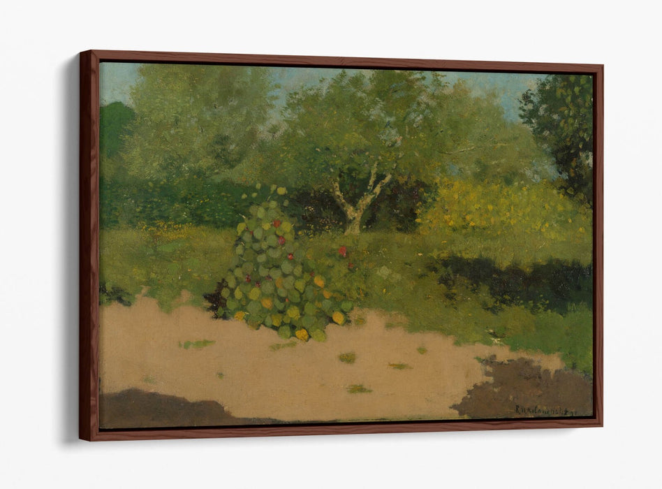 Canvas Wall Art Print – Richard Roland Holst Garden With Nasturtiums | Float Effect Canvas
