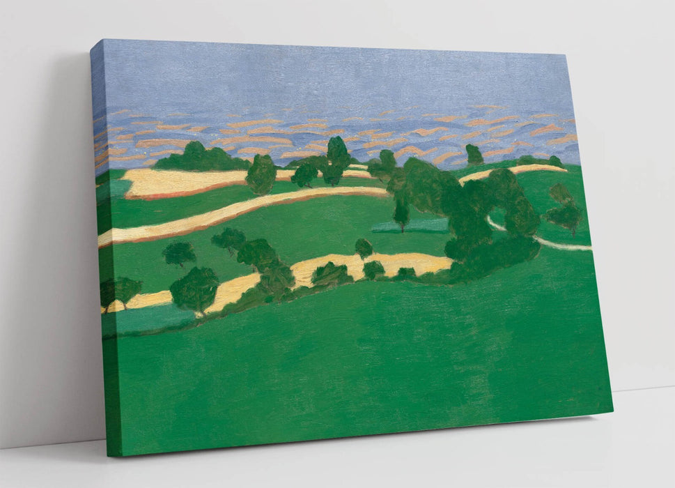 Canvas Wall Art - Felix Vallotton Corn Fields Painting | Handmade UK Print