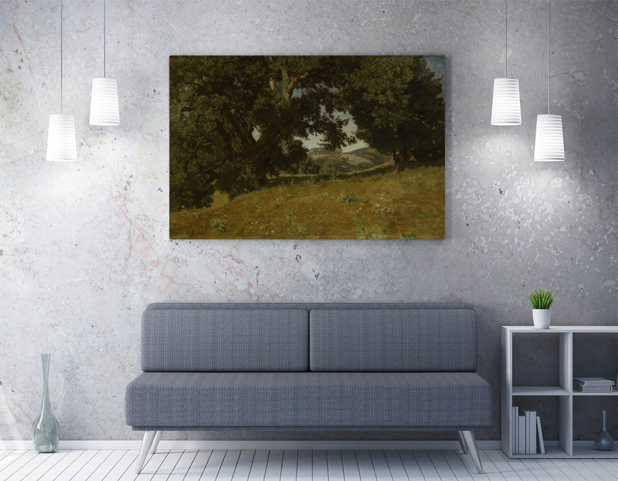 EUGENE BLERY, LANDSCAPE -CANVAS WALL ART ARTWORK PRINT