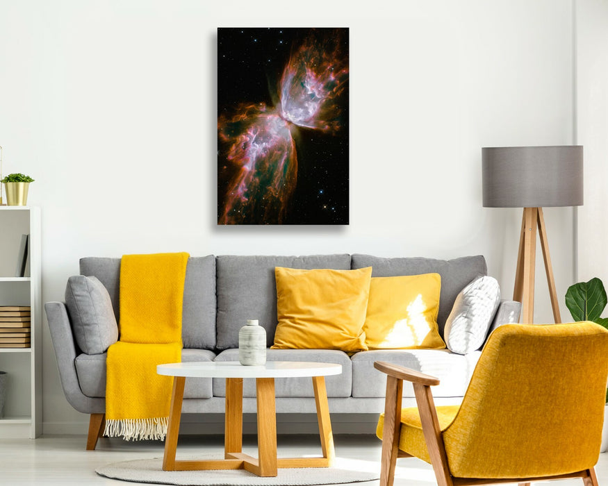 Nebula Canvas Wall Art – NGC 6302 Print | Outer Space Art | Ready To Hang Canvas