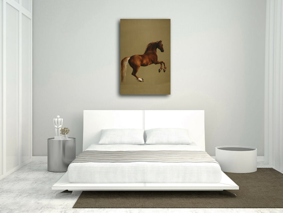 Canvas Wall Art – Horse Racing Art Whistlejacket Painting by George Stubbs
