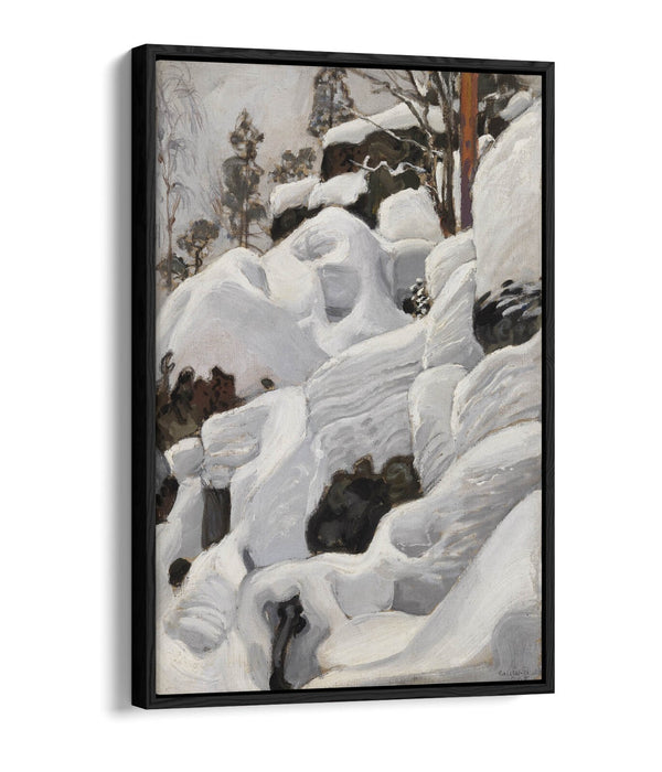 Float Effect Canvas Art – Askel Gallen-Kallela Lair Of The Lynx Print With Floating Frame