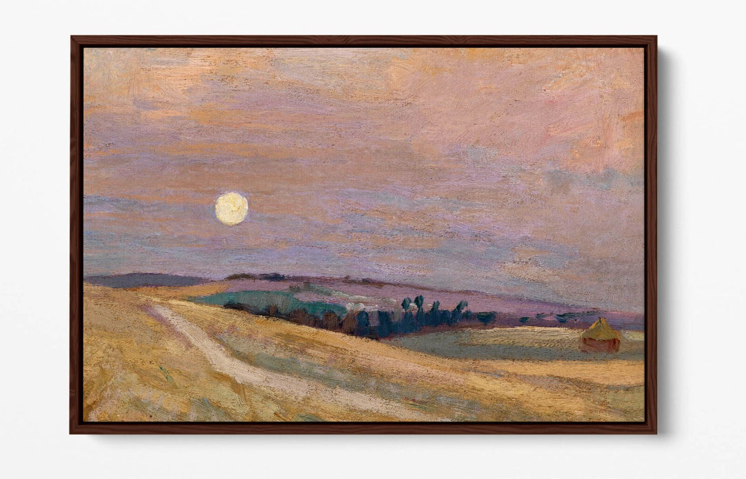 Float Effect Canvas Art – Emilie Mediz-Pelikan Sunset | Premium Deep Frame Print