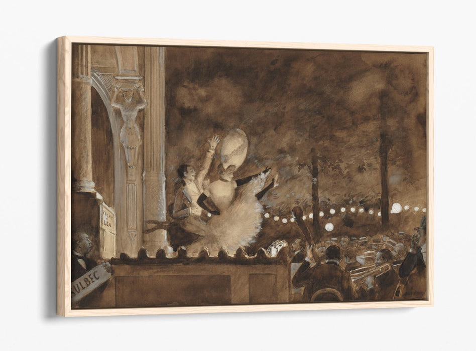 JEAN BERAUD, VALMY AND LEA -FLOAT EFFECT CANVAS WALL ART PRINT