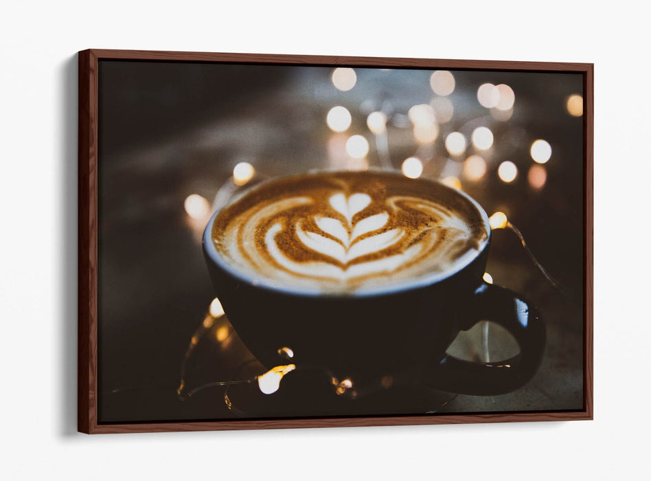 Canvas Wall Art - Handmade Cafe Wall Decor With Float Effect & Premium Frame