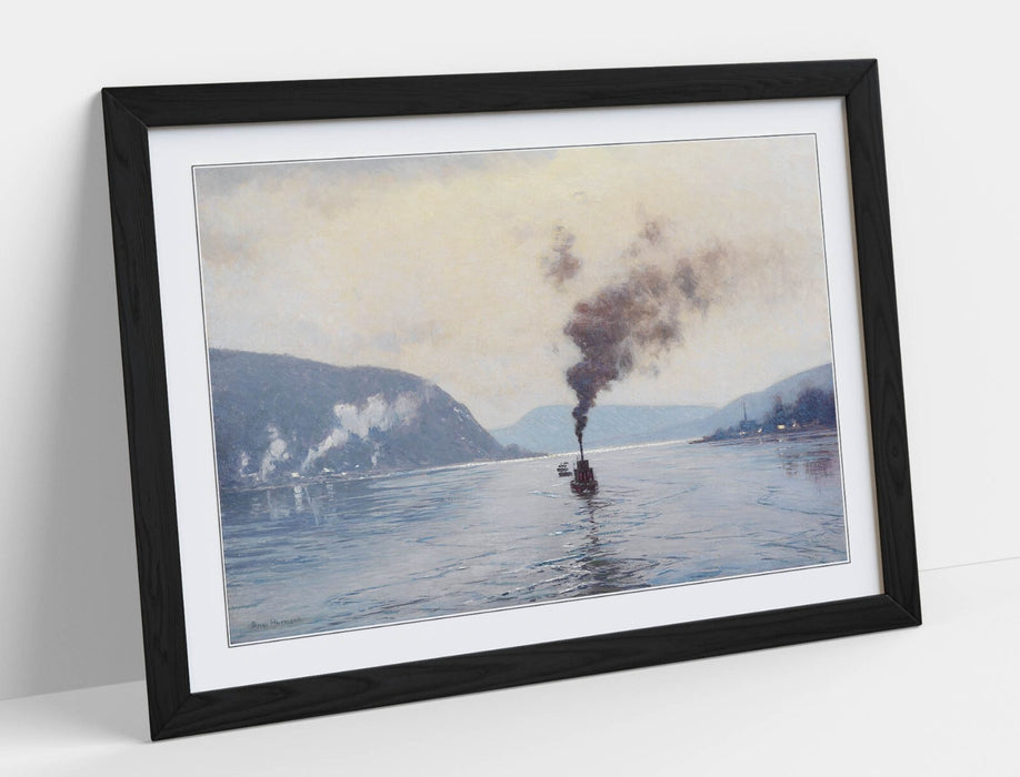 Framed Wall Art - L. Birge Harrison Delaware River Painting | Handmade UK Frame